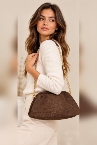 Bolso Snake Choco. Bolsos.  | Bambalinas Closet