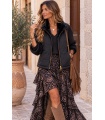 Chaleco Reversible Negro. Prenda exterior.  | Bambalinas Closet