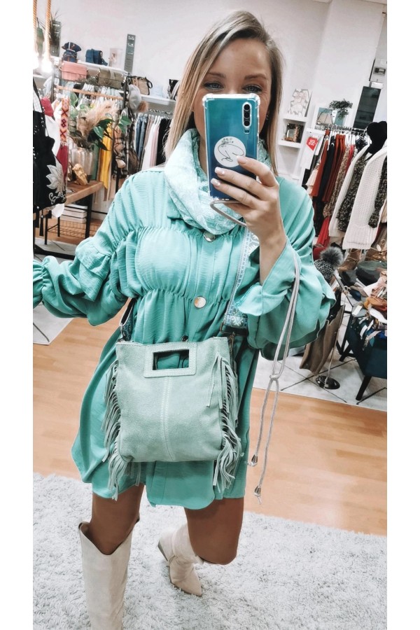 Bolso Ibiza. Bolsos. Color: verde mint, fucsia, lila | Bambalinas Closet
