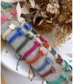 Pulsera Nautica. Inicio. Color: verde mint, teja, denim claro, marfil, rosa